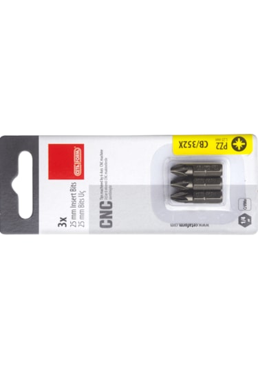 CETA FORM 3 PARÇA 1/4POZIDRIV  BITS UÇ-PZ3X25MM/KARTLI